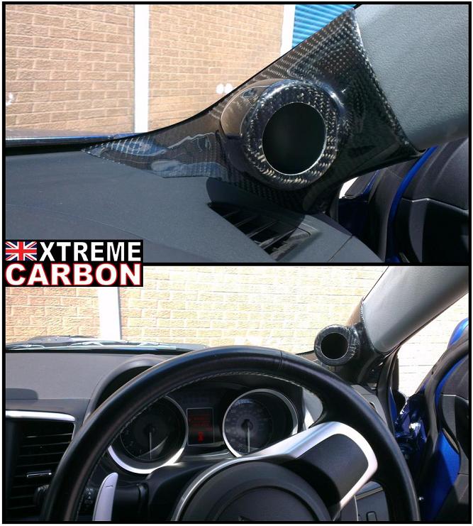 Mitsubishi Evo X Single pillar mount gauge holder 52mm – Xtreme Carbon UK