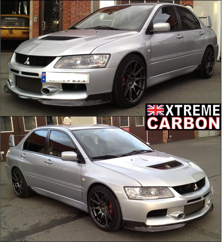 Carbon MR/FQ360 Style Frontlippenspoiler ""passt"" Mitsubishi Evo Evolution 325279028113