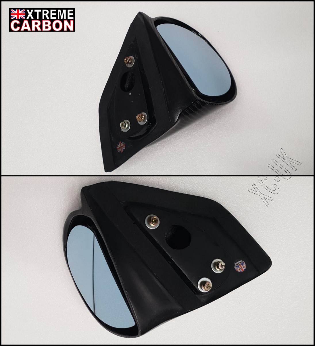 SR2 MOTOR Carbon Style Side Mirrors – For 95-99 Mitsubishi Eclipse
