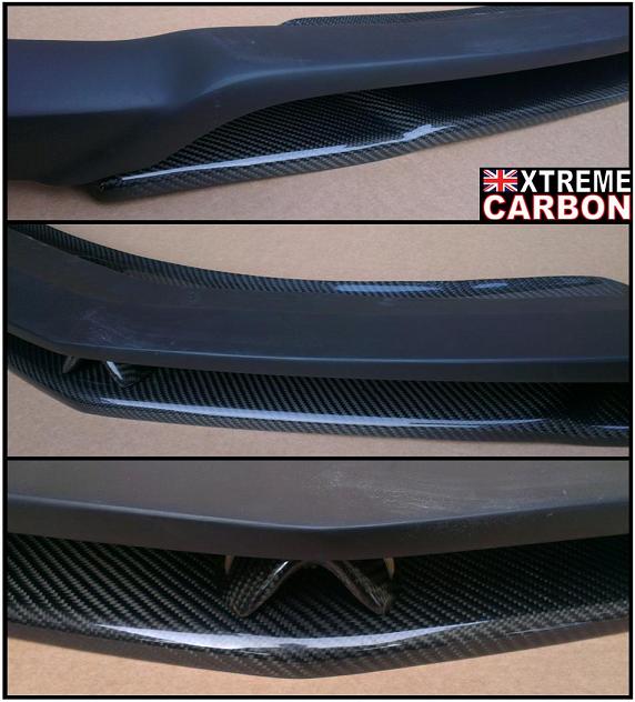 Mercedes W204 C63 08-11 C-Style Front lip spoiler Type 1 – Xtreme Carbon UK