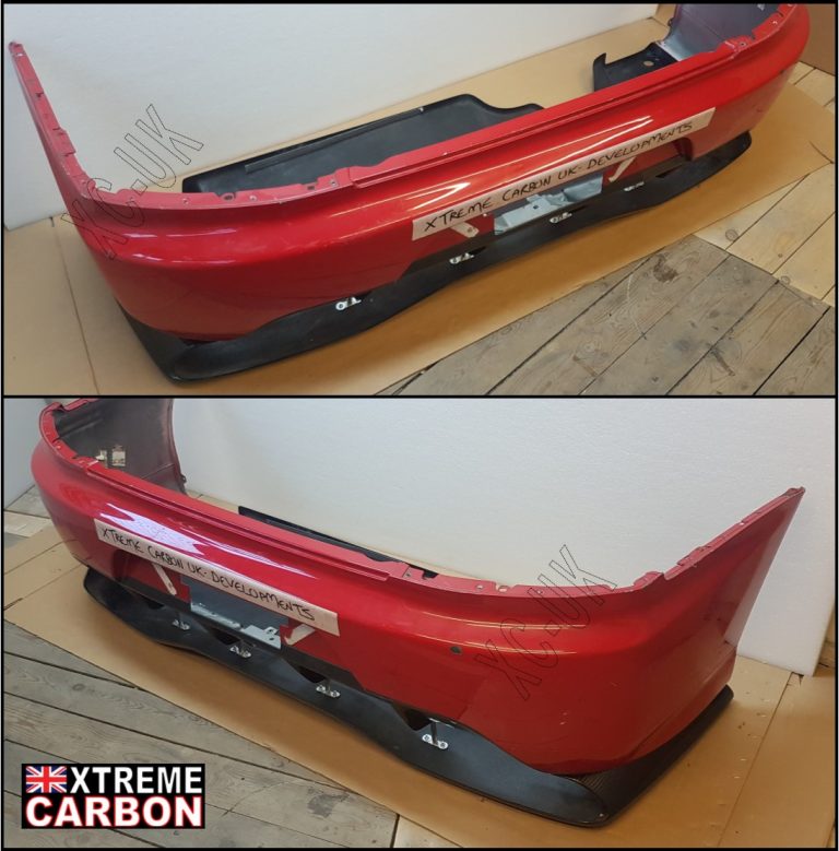 Mitsubishi Evo 9 VTX Style Full rear diffuser Xtreme Carbon UK