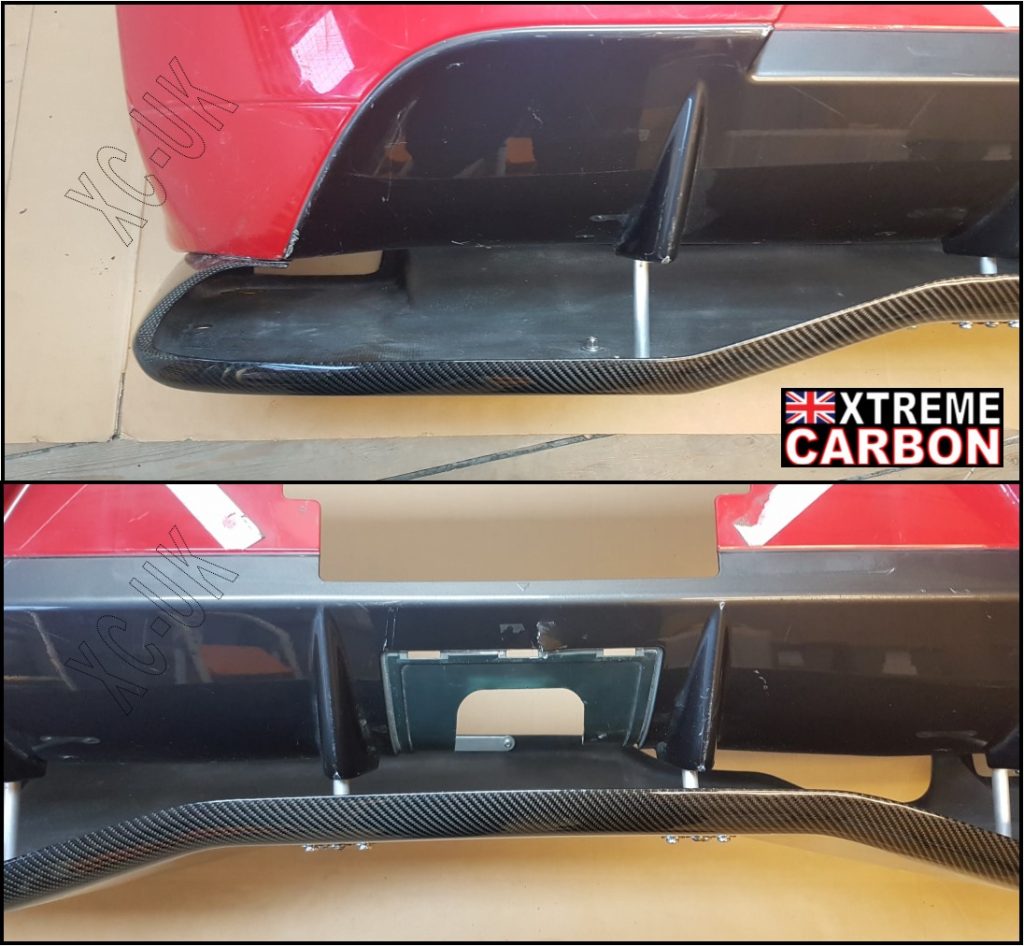 Mitsubishi Evo 9 VTX Style Full rear diffuser Xtreme Carbon UK
