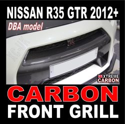 Nissan R35 GTR DBA OEM-Style front replacement grill 2012-16