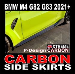 BMW M4 G82 G83 2021+ P design Side skirts